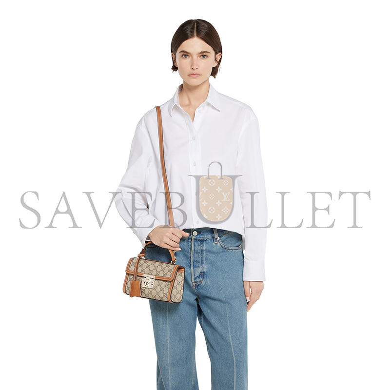 G*u*i padlock small top handle bag ‎838999 (20*13*8cm)